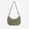 Lancaster - Petit sac besace velours Suède